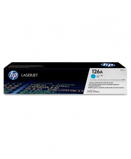 HP 126A LaserJet Toner Cartridge, cyan (CE311A)